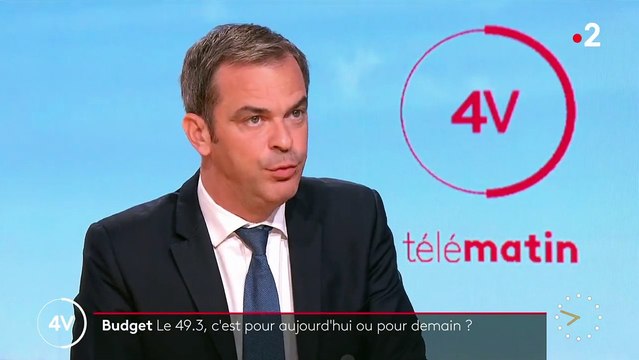 Le gouvernement dégainera le 49.3 probablement demain pour permettre l’adoption sans vote de la première partie de son projet de loi de Finances à l’Assemblée nationale, annonce Olivier Véran - VIDEO