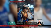 Mga players ng pa-liga sa Cotabato pinagpahid ng tawas bago ang laro | SONA