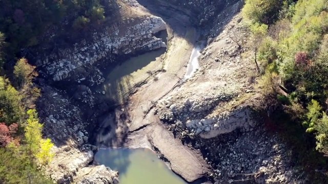 Siccità, il livello dell'acqua è ancora sotto la media nel Lago Val di Noci