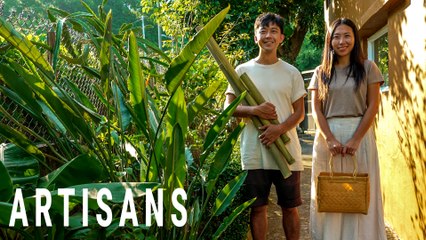 Why These Two Artists Gave up City Life in Hong Kong to Weave Bamboo in the Forest