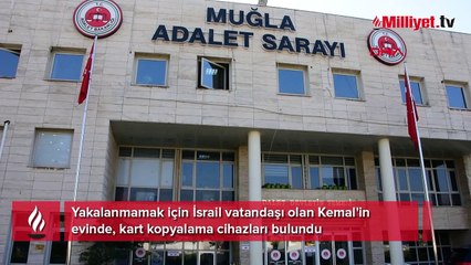 Yakalanmamak için İsrail vatandaşı olan Kemal'in evinde, kart kopyalama cihazları bulundu