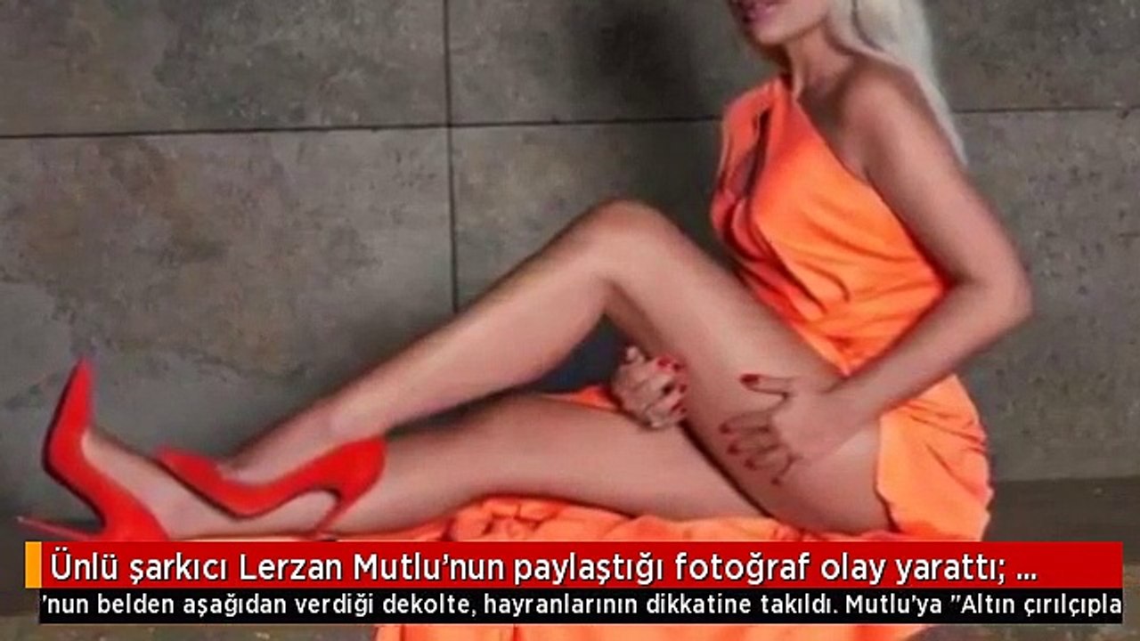 Ünlü şarkıcı Lerzan Mutlu'nun paylaştığı fotoğraf olay yarattı- Altın çırılçıplak