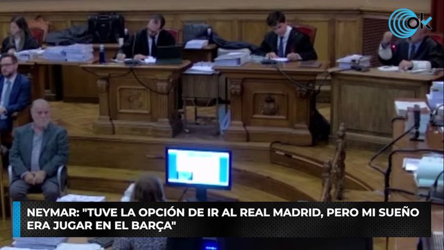 Neymar: Tuve la opción de ir al Real Madrid, pero mi sueño era jugar en el Barça