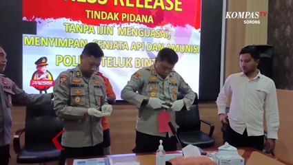 Kepala Kampung Moskona Barat Ditangkap Karena Miliki Senpi Rakitan