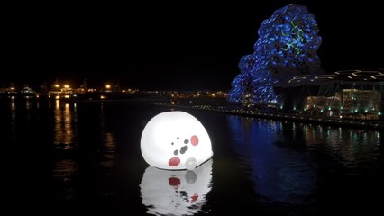 Cute Characters Hit Kaohsiung's Love River Ahead of CET 2022 - TaiwanPlus News