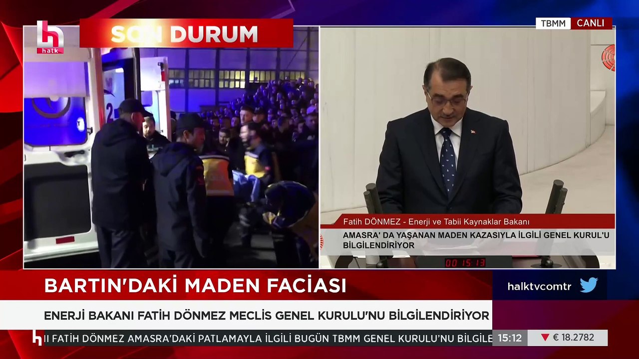 Bakan Meclis'te koca bir 'HİÇ' anlattı: 41 ölü var, hiçbir sorun yok