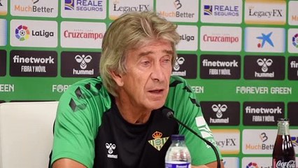Rueda de prensa de Pellegrini para el Cádiz-Real Betis