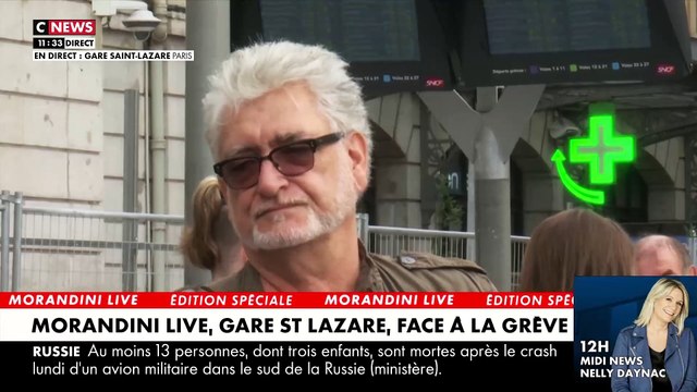 Morandini Live en direct gare St-Lazare - Regardez ce passant qui interpelle un député de la majorité: Vous n’êtes pas dans la vraie vie ! Vous gagnez combien ? Et en plus, vous vous êtes augmentés ! - VIDEO