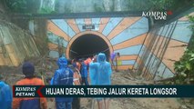 Imbas 2 Jalur Kereta Api di Malang Tertimpa Longsor, Jalur Malang-Blitar Tutup Selama 4 Jam!