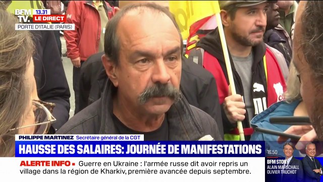 Philippe Martinez (CGT): Il faut que tous les salariés soient concernés par les augmentations de salaires