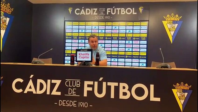 Rueda de prensa Sergio González en la previa del Cádiz CF vs Real Betis