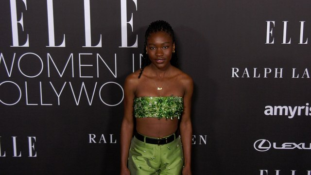 Demi Singleton ELLE's 2022 Women in Hollywood Celebration Black Carpet