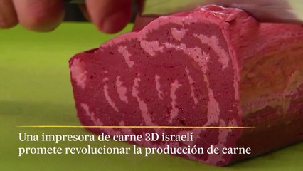 La impresora 3D que imita el sabor y la textura de la carne con productos vegetales
