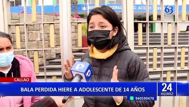 Callao: familia de adolescente herido por bala perdida pide apoyo para cubrir gastos médicos