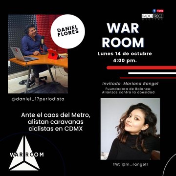 War Room: Ante el caos del Metro, alistan caravanas ciclistas en CDMX