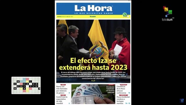 En Clave Mediática 18-10: Oposición peruana intenta forzar vacancia de Pdte. Pedro Castillo