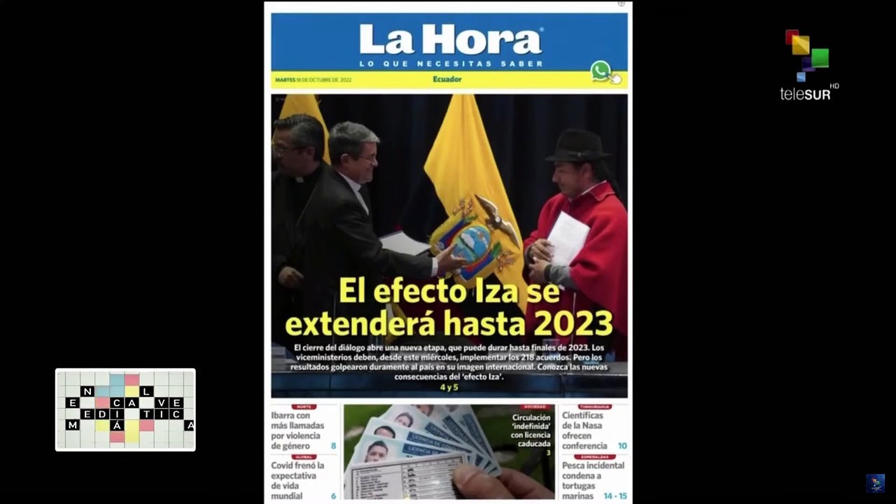 En Clave Mediática 18-10: Oposición peruana intenta forzar vacancia de Pdte. Pedro Castillo
