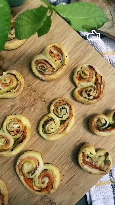 Palmitos courgettes saumon