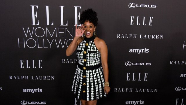 Tia Mowry ELLE's 2022 Women in Hollywood Celebration Black Carpet