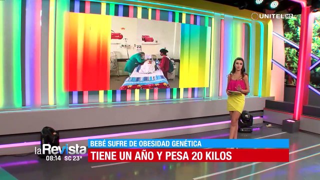 Menor sufre obesidad genética, con un año de edad pesa 20 kilos