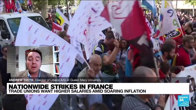 France begins nationwide strike amid soaring inflation