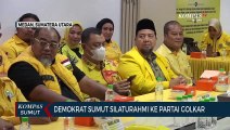 Pengurus Partai Demokrat Sumatera Utara Kunjungi Kantor DPD Partai Golkar