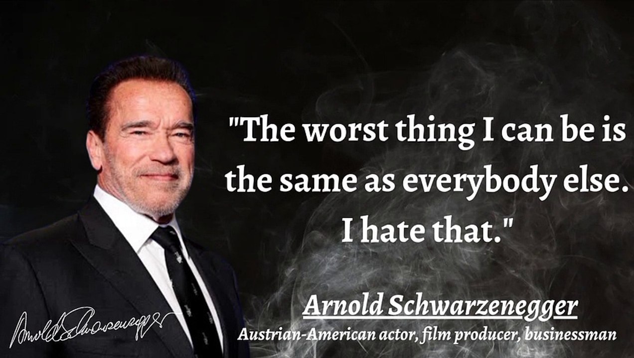 Arnold Schwarzenegger life changing motivational quotes || #motivation #motivateyourself