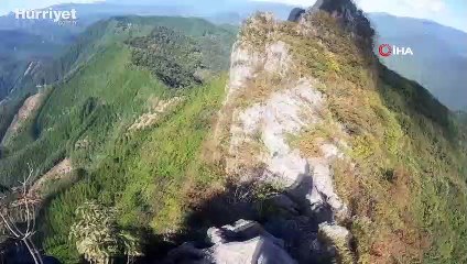 Japon dağcı kendisine saldıran ayıyı döverek uzaklaştırdı