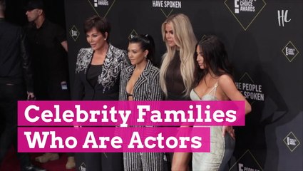 Celebrity Families Who Are Actors