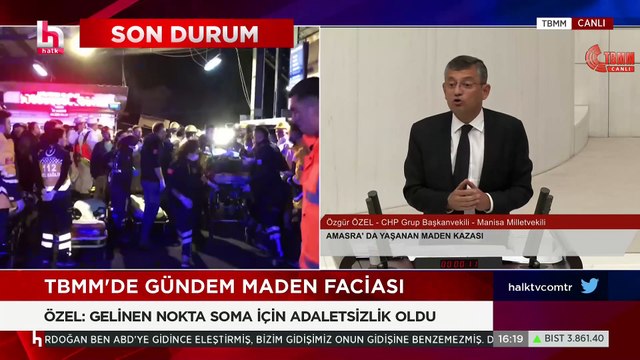 Özgür Özel: Amasra'nın sorumlusu Recep Tayyip Erdoğan