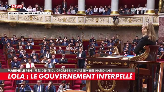 Meurtre de Lola - Interpellée par Marine le Pen sur la mort de Lola, Elisabeth Borne appelle à respecter la douleur de ses proches