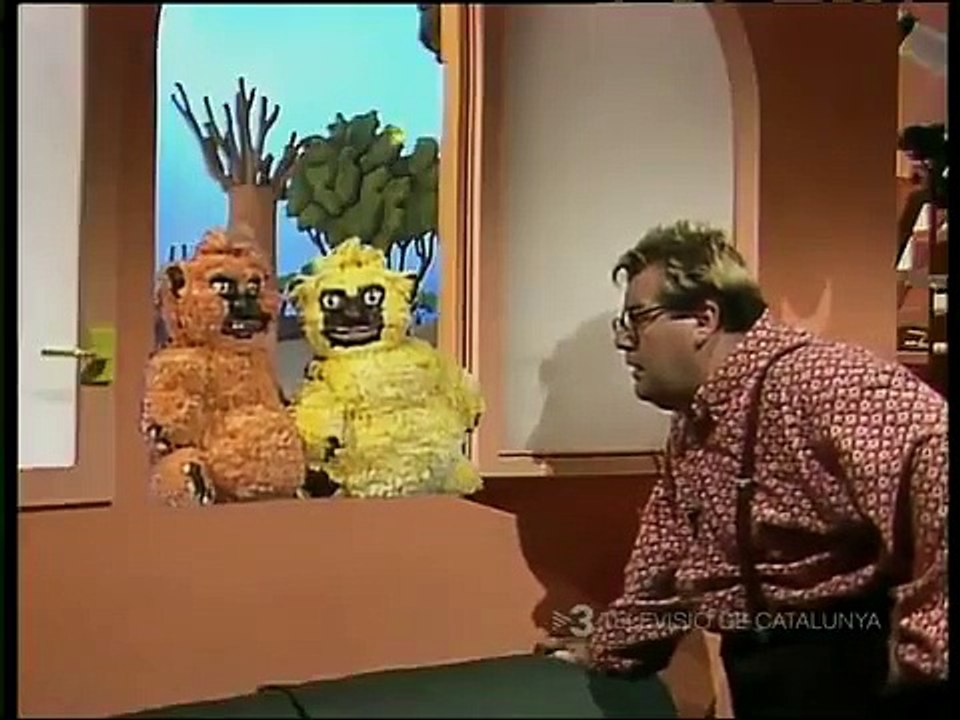 programa “Fes flash” amb l’actor Pep Guinyol i els titelles Peluts, emès al gener del 1986