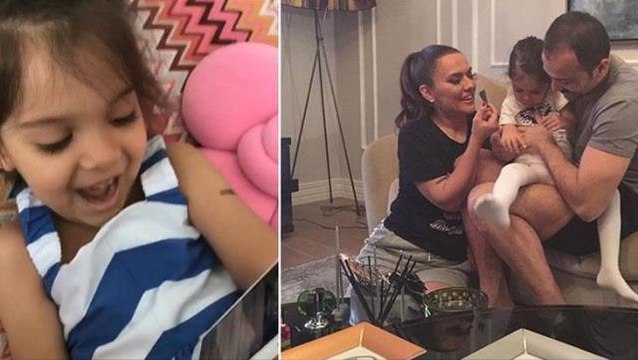 Şarkıcı Demet Akalın eşi Okan Kurt'un çocukluk fotoğrafını paylaştı, herkes tek bir detaya odaklandı