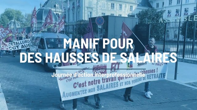 800 personnes environ manifestent à Troyes