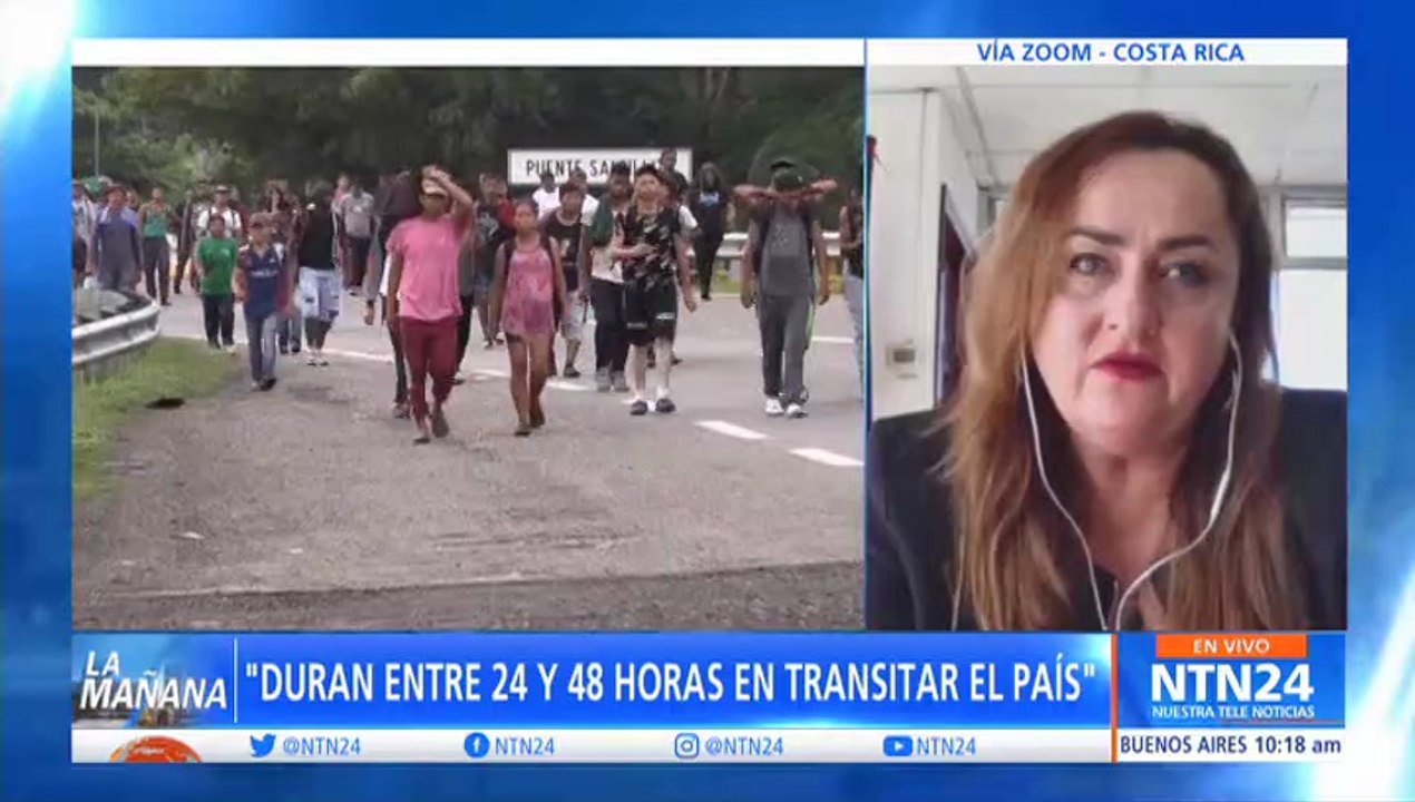 "160.000 venezolanos han cruzado nuestras fronteras": Marlen Luna Alfaro, directora de Migración y Extranjería de Costa Rica