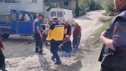 Düzce haberleri... Yığılca'da otomobille çarpışan tarım aracındaki 1 kişi yaralandı