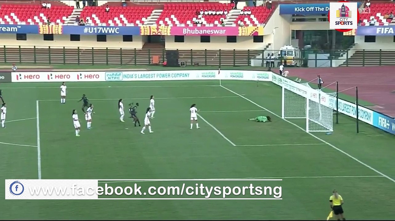 India 2022 FIFA U17 WWC | Nigeria vs Chile | 2-1 | Flamingos Qualify For Quarter Finals | Match Highlights
