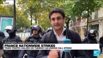 Thousands strike across France amid fuel shortages