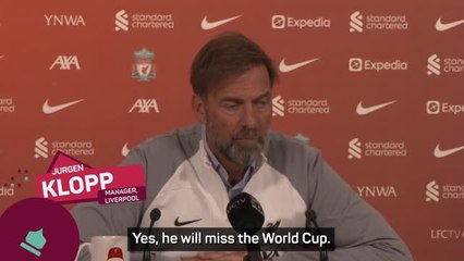 Download Video: Klopp confirms Diogo Jota will miss World Cup