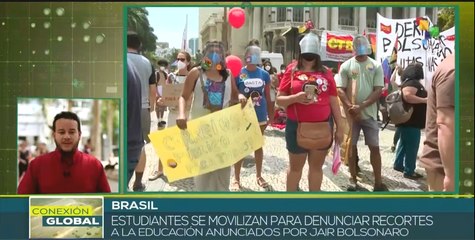 Movimiento estudiantil brasileño denuncia arbitrarios recortes presupuestarios