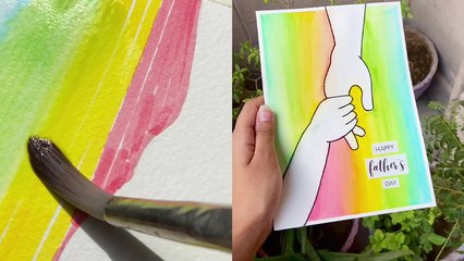 Artist creates cool hand-shaking drawing for Father's Day