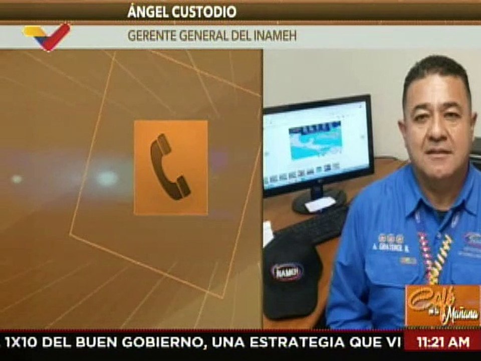 Inameh pronostica lluvias de intensidad variable con descargas eléctricas en gran parte del país