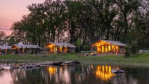 This New Glamping Hotel in an Unlikely Destination Has 3 Lakes, Tons of Boating and Fishing, and 20 Tents