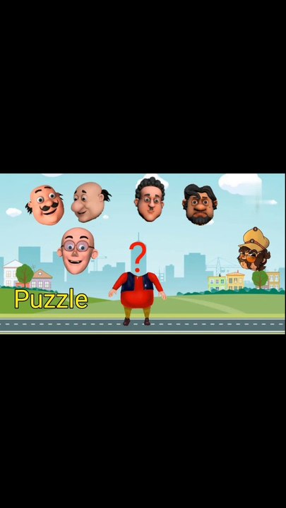 Motu Patlu Wrong Head Puzzle | Funny Video| Comedy Videos | Motu Patlu Ki Jodi| Cartoons for Kids