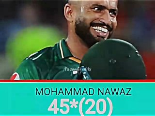 Nawaz Get Revenge Pandiya And Indian Team .Pakistan Vs India