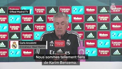 Ballon d'or - Ancelotti sur Benzema : "Avec le temps, il est devenu plus leader"