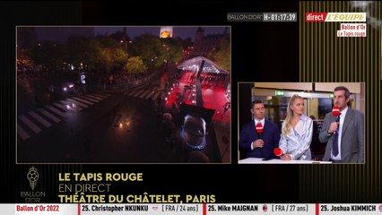 Le replay du tapis rouge - Football - Ballon d'Or 2022