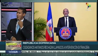 Haitianos se movilizan para exigir renuncia del premier Ariel Henry y contra intervención militar