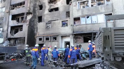 Rusya'nın Yeysk kentinde savaş uçağının yerleşim bölgesine düşmesi sonucu ölü sayısı 13'e çıktı