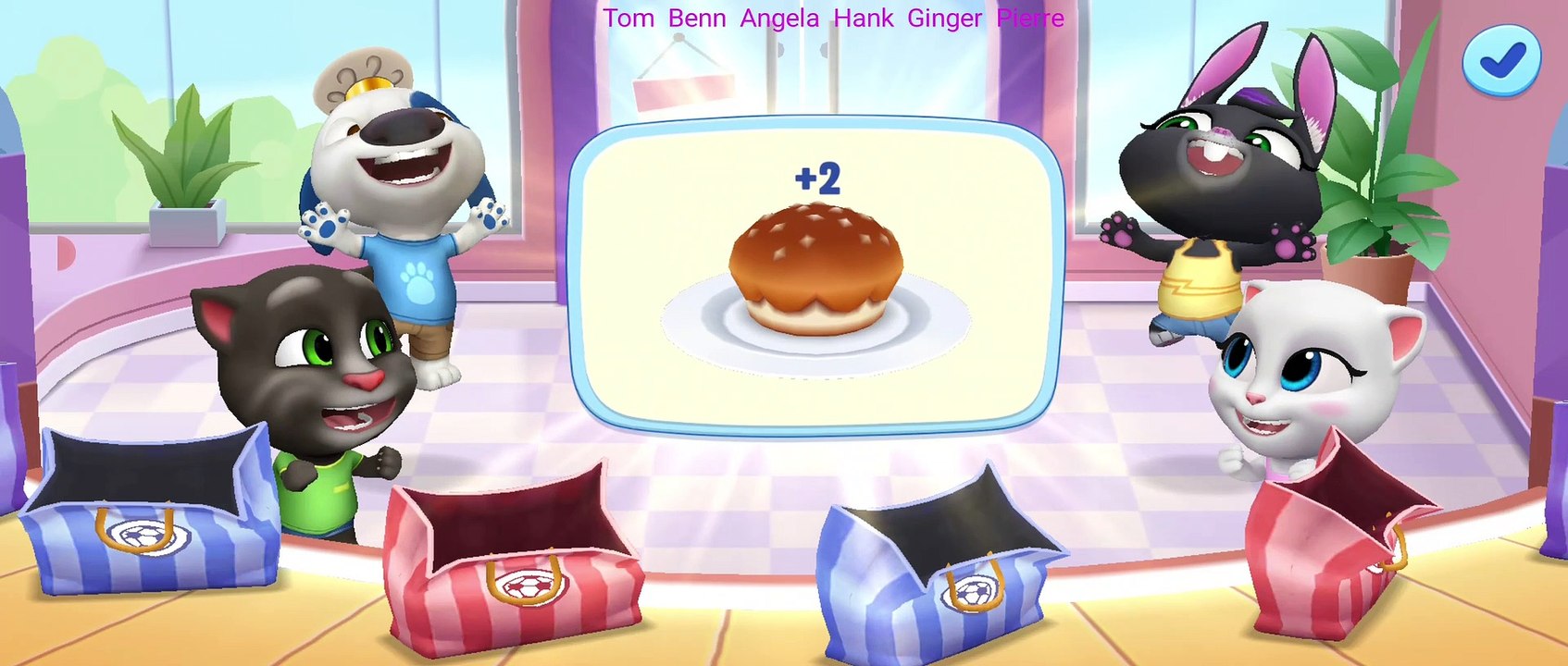 Talking Tom Benn Angelam Hank Ginger Pierre Hello Kitty Toca Scary Teacher Prankster ❤